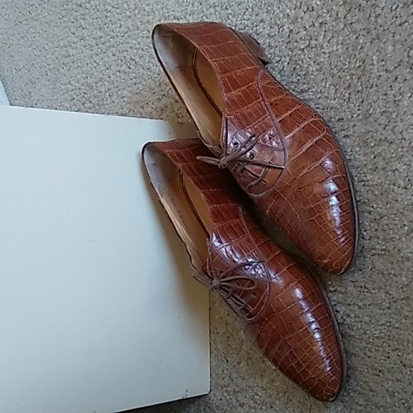 Tan brown skin lace Oxfordgreat condition